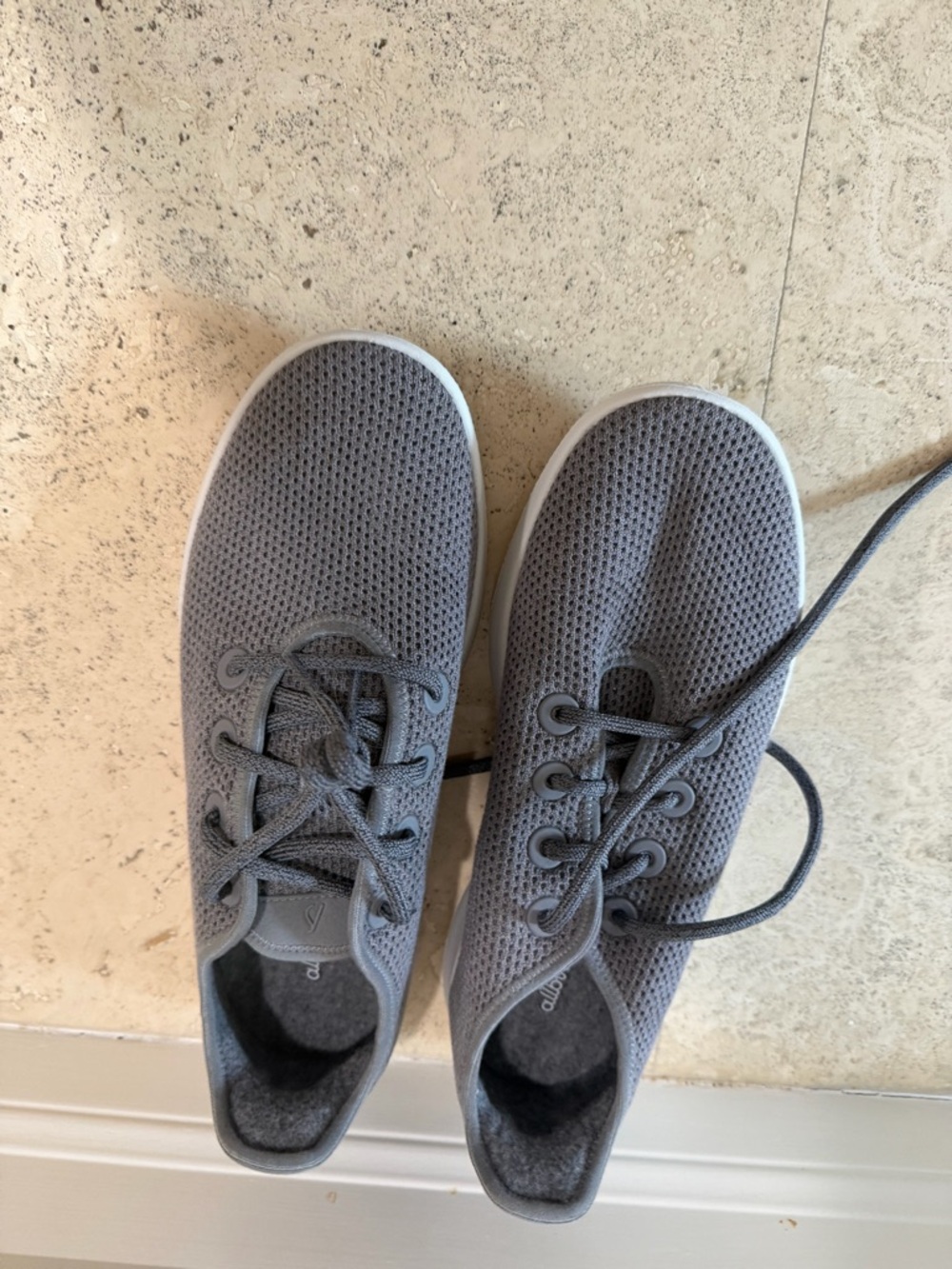 allbirds Grey Knit Women's Casual Sneakers